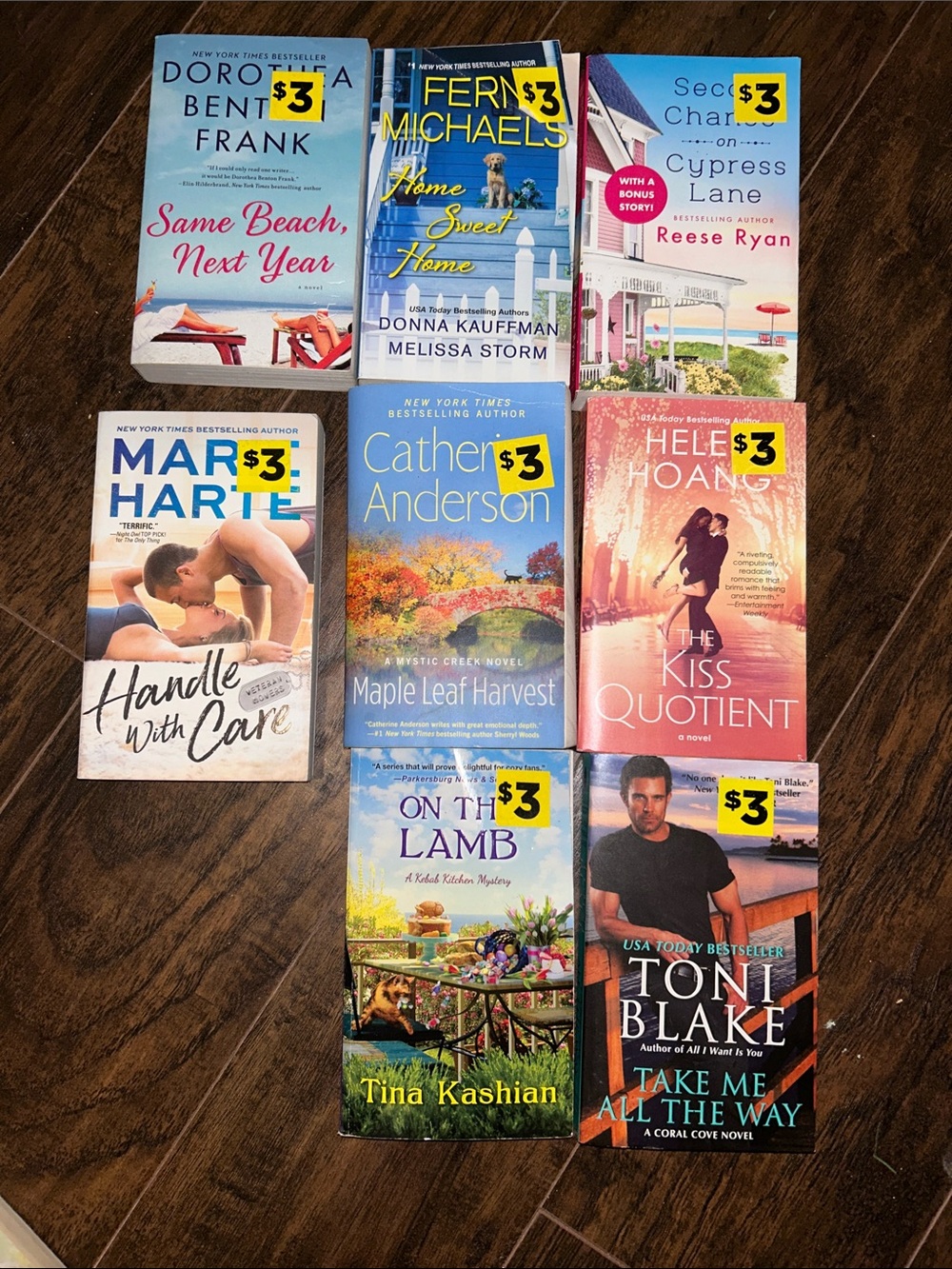 Assorted Paperback Romance & Women's Fiction Book Lot - Colorful Covers